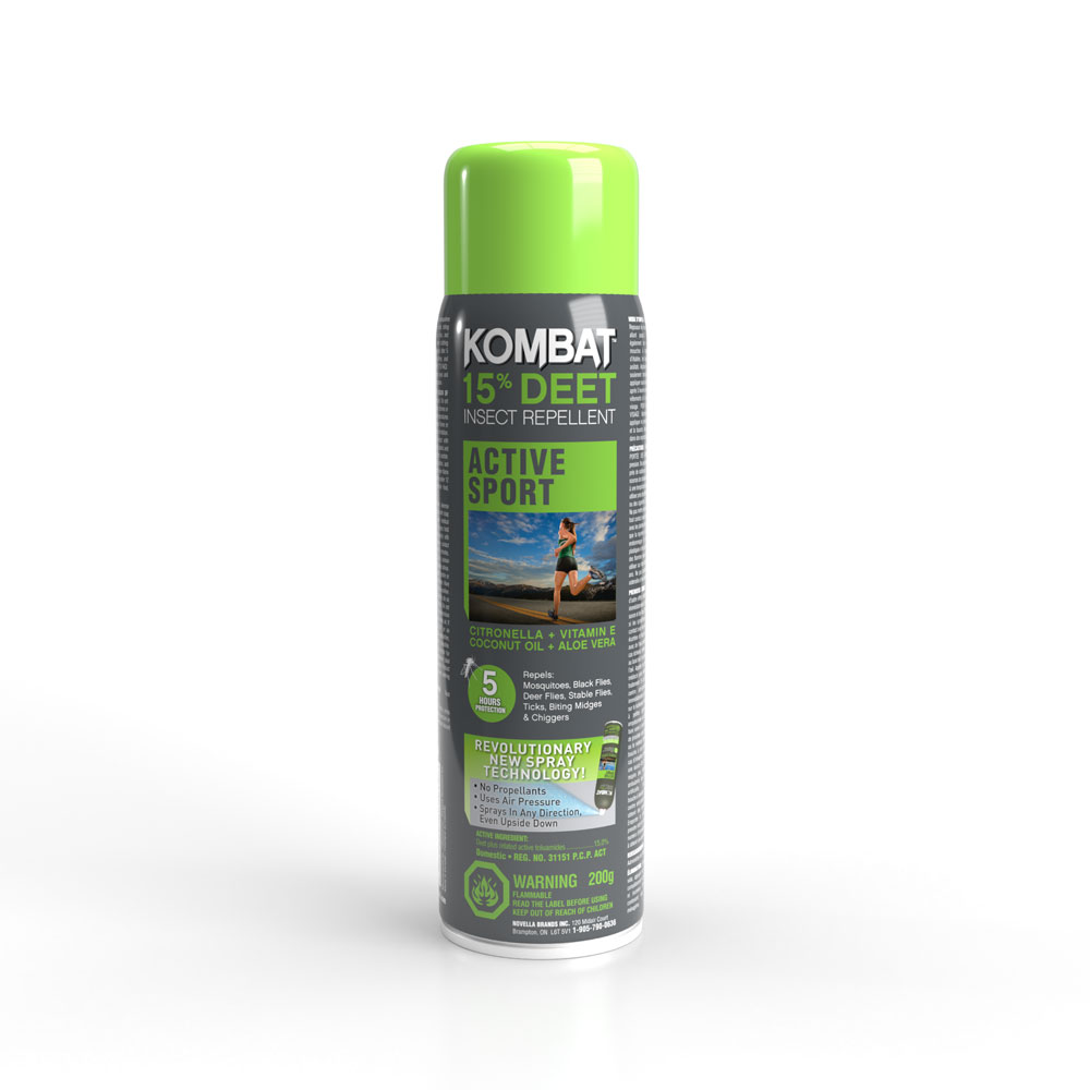 KOMBAT ACTIVE/SPORT 15% DEET (BOV)